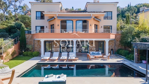Zu Fuß zu den Stränden: Villa mit Swimmingpool und Panoramablick in Theoule - Bucht von Cannes