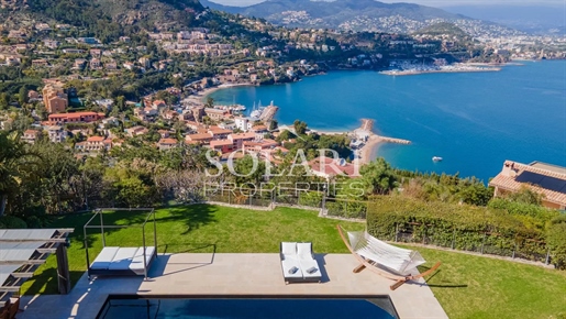 À pied des plages : villa avec piscine et vue panoramique à Theoule - Baie de Cannes