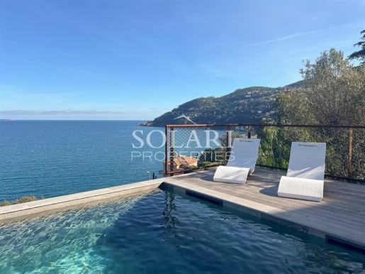 Contemporary villa with pool and panoramic sea view in Theoule