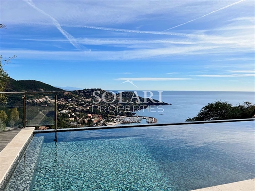Modern villa with pool and sea view in Theoule