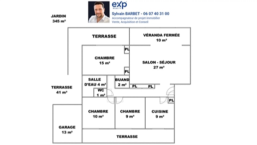 83000 Toulon - 4 kamer appartement met diverse terrassen, tuin, kelder, garage en parkeerplaats - b