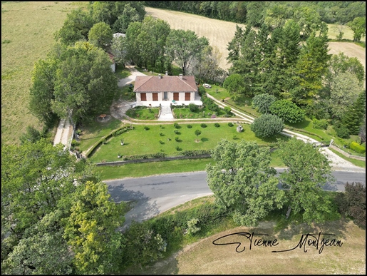 Real estate, one house, three barns, two workshops, 24 hectares of land.