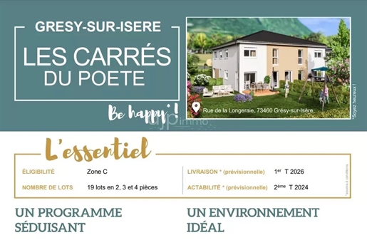 Les Carres Du Poete your duplex garden in Grésy sur isère