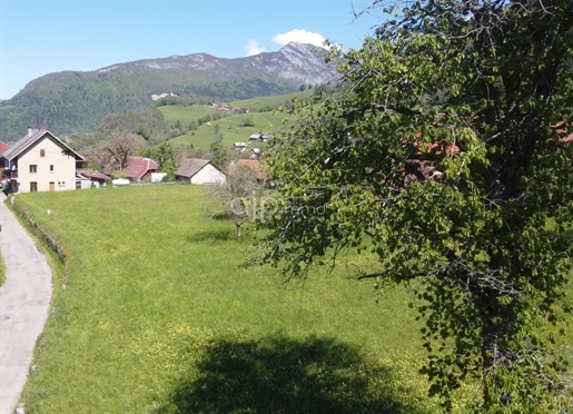 Maison mitoyenne avec potager à rénover Jarsy 73630 Pnr Bauges Savoie