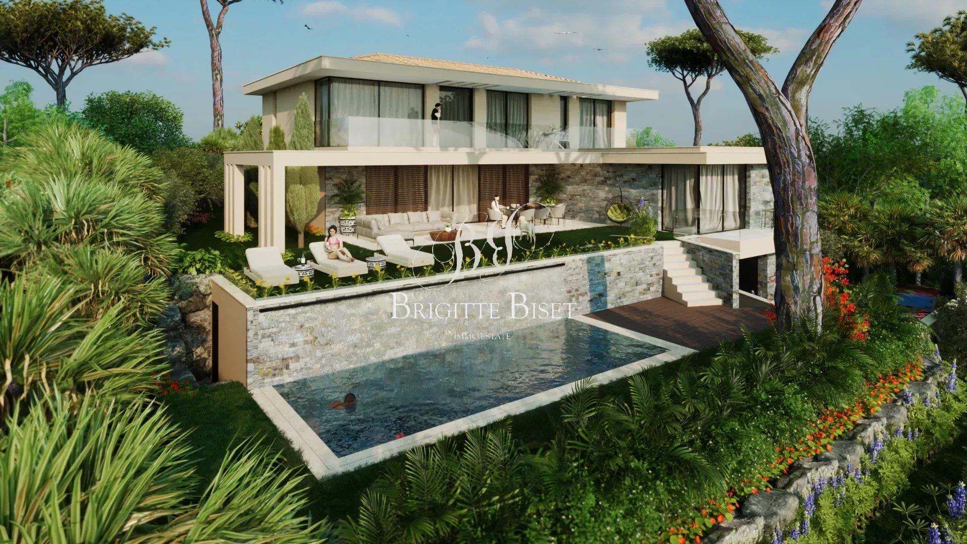 New villa for sale close to the beach and center town!