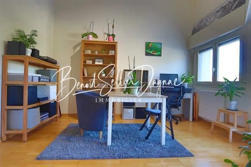 Bright two-room top floor apartment in Annecy university area