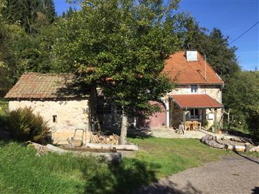 Idyllic farmhouse in nature