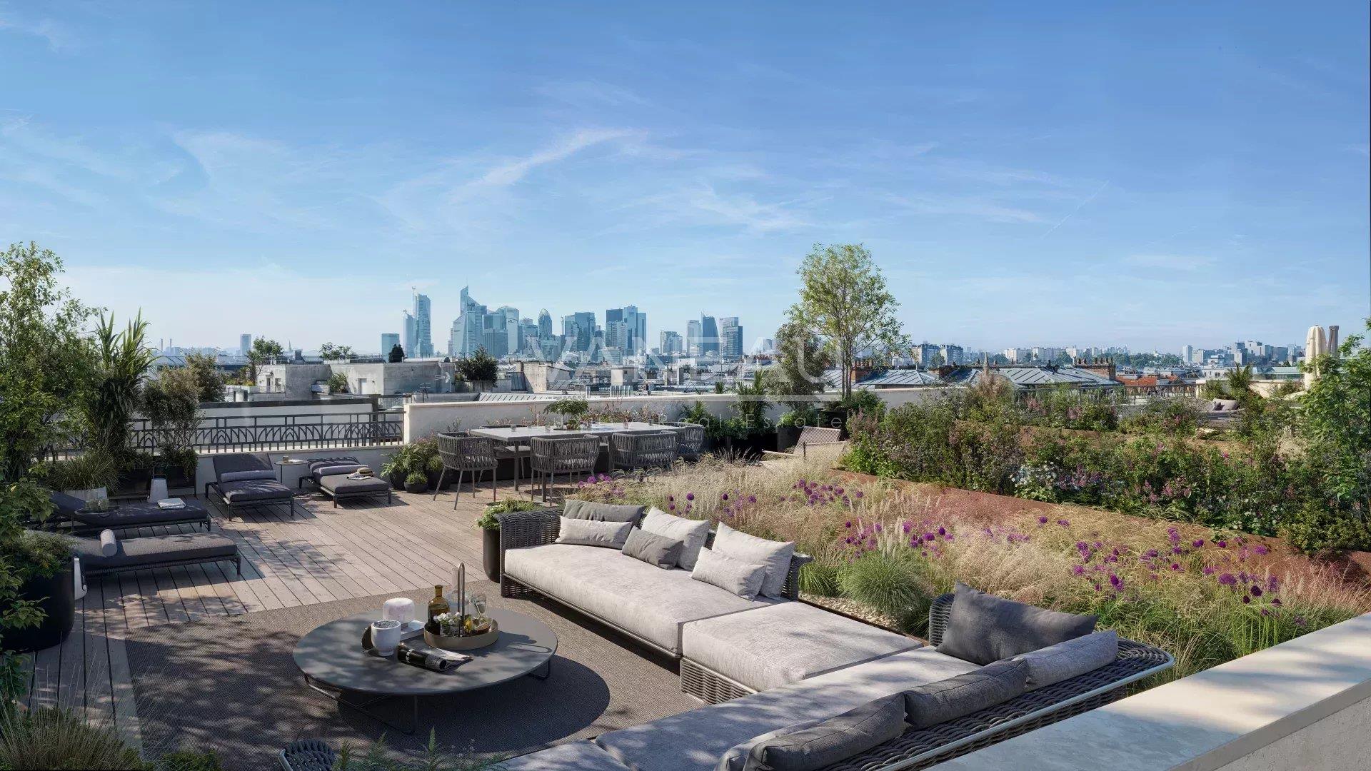 Levallois-Perret - Appartement en dernier étage avec terrasses