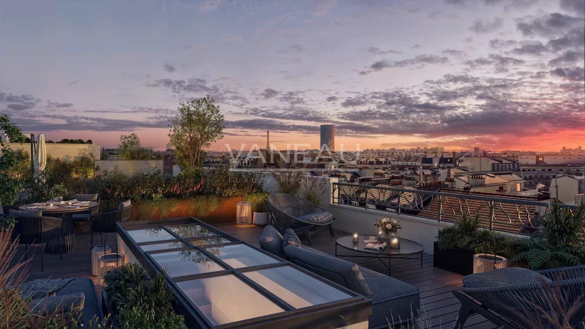 Levallois-Perret - Appartement en dernier étage avec terrasses