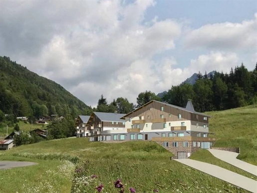 T2 apartment of 43.70 m² with 2 parking spaces in the basement and ski locker (2/3 pairs). Other ap