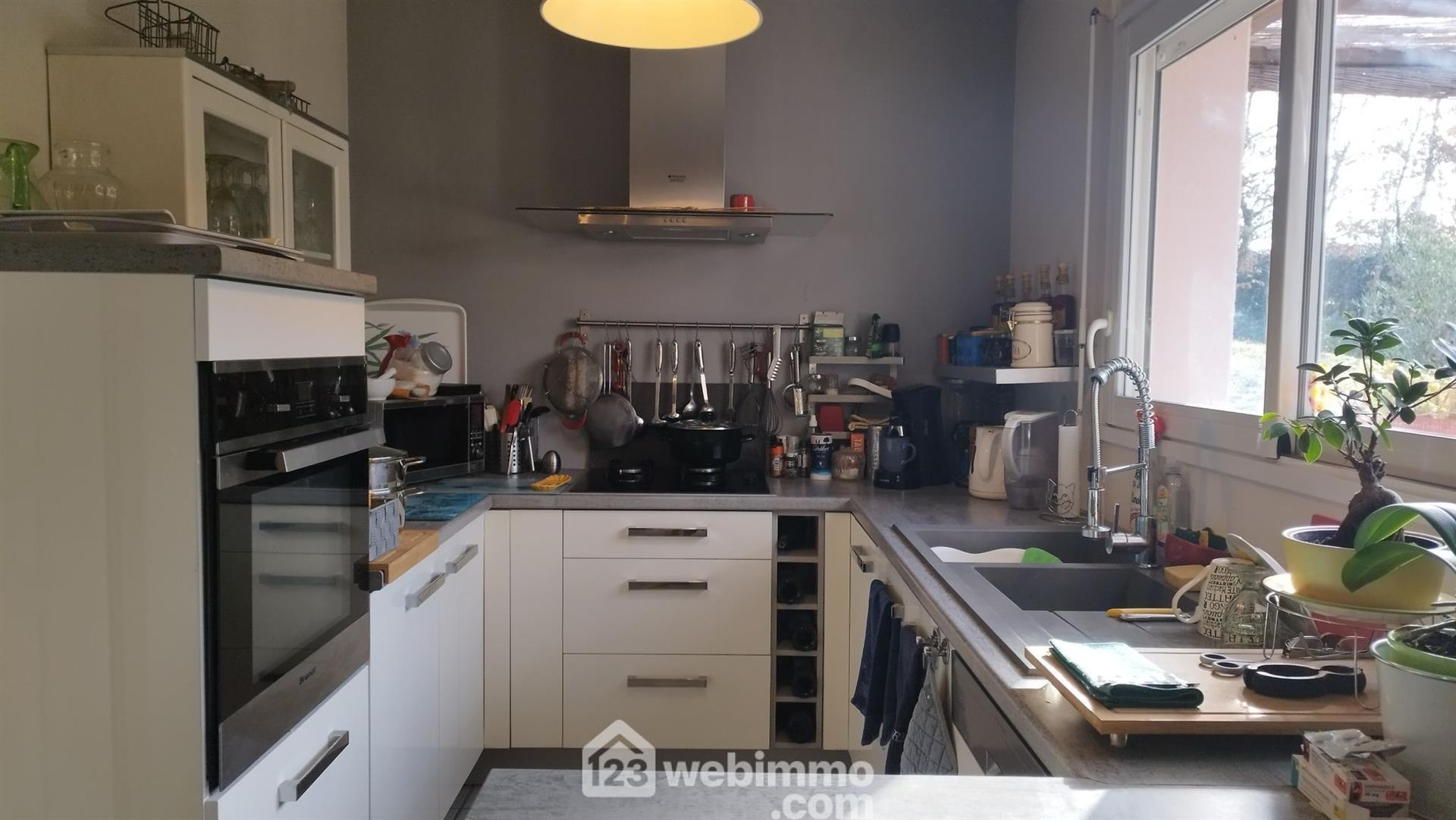 Maison de 75 m² au calme, de plain pied, à 5 min d'Hagetmau