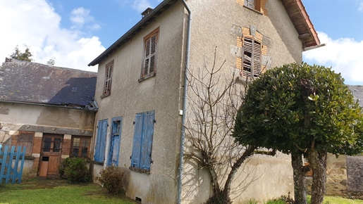In Saint Germain Les Belles, house 4 P with outbuildings