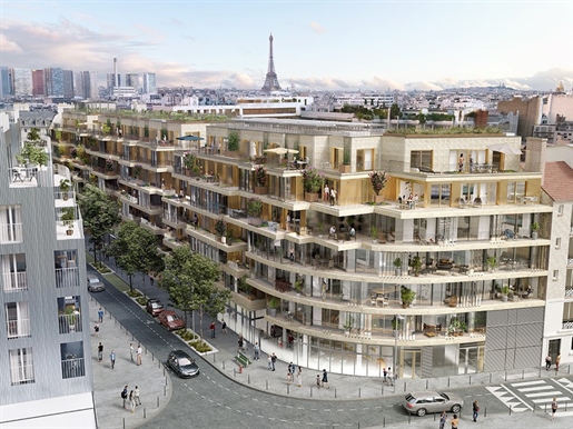 Superb T5 124m terasă 60m² Paris 15 Neuf Vefa