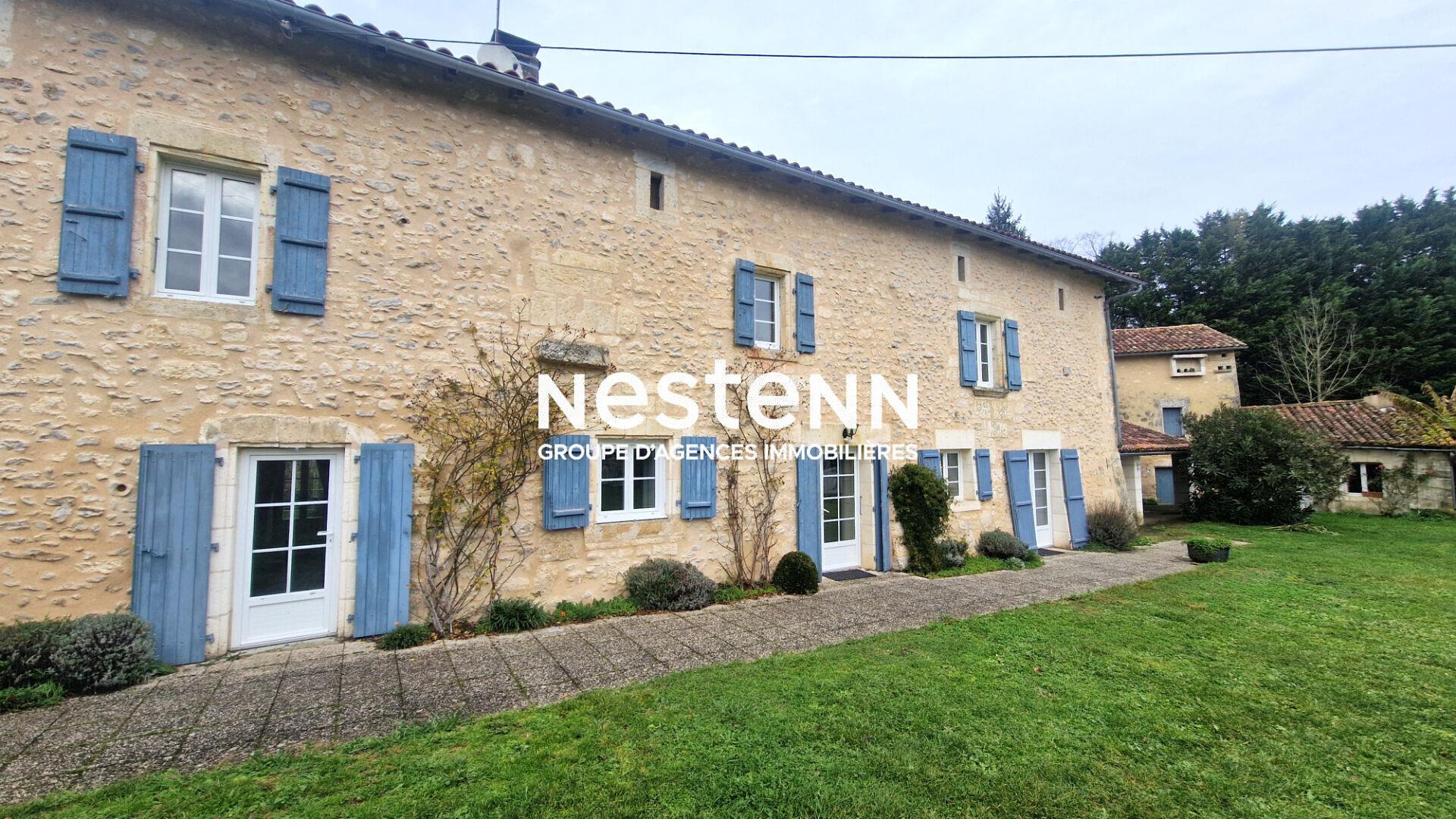 Beautiful stone residence near Mareuil with swimming pool and outbuildings