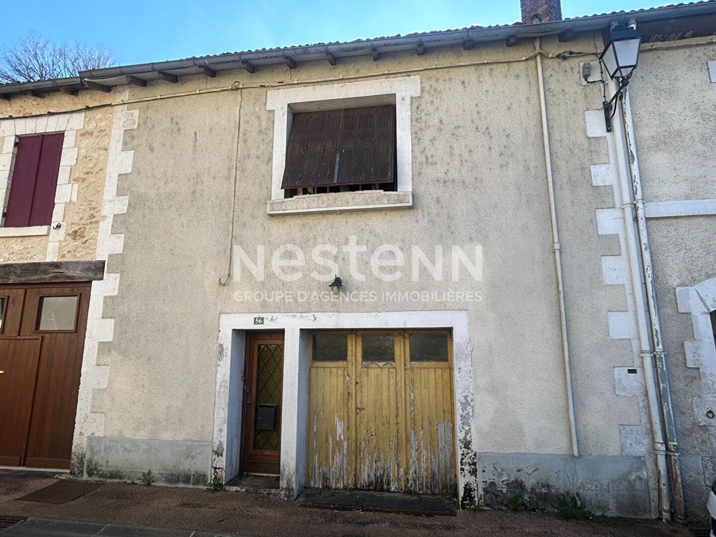 Village house to renovate located in Saint Pardoux La Rivière with basement and land