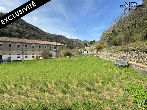 Bouwgrond van ongeveer 650m² in Vals Les Bains