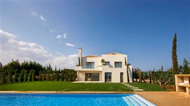 Villa luxueuse et respectueuse de l’environnement avec piscine, court de tennis et héliport !