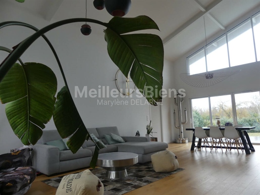 Beautiful and large contemporary house with modern design - La Brède