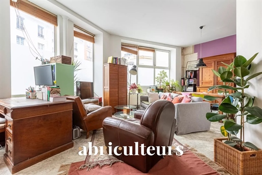 Appartement en duplex type loft - 3 pièces - 91m² - Paris 20