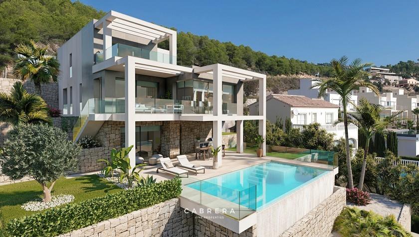 Villas Modernes - Propriétés De Luxe - Calpe - Vues Mer Et Montagne - Agent Immobilier - Costa Blanc