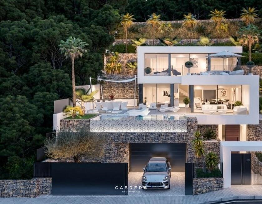 Villas Modernes - Propriétés De Luxe - Calpe - Vues Mer Et Montagne - Agent Immobilier - Costa Blanc