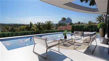 Moderne luxe villa met uitzicht op zee in Calpe