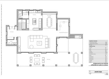Rustic villa project, farm style with modern interior and with a large plot of 11.617 m2, Benissa
