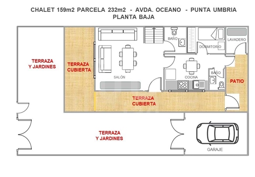 Chalet 5 dormitorios - 159.00 m2