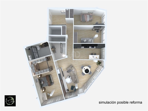 5-Zimmer-Wohnung - 142.00 m2