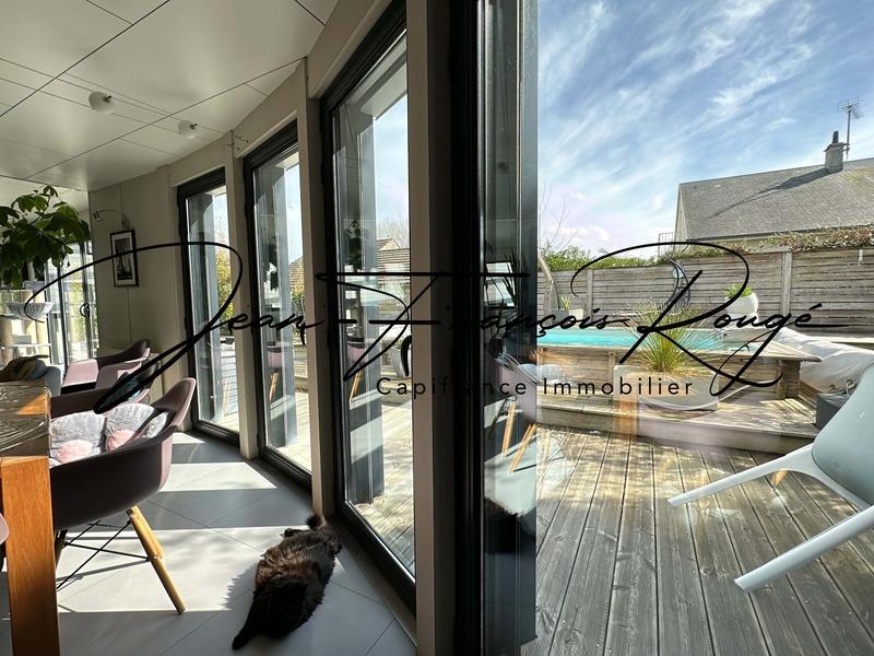 Agon-Coutainville, 600 meters from the beach, superb architect-designed house built in 2007 with a s