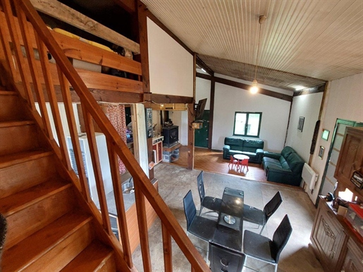 Dpt Landes (40), à vendre Eugenie Les Bains maison plain pied P3 de 75 m² habitables sur 4600 m² de