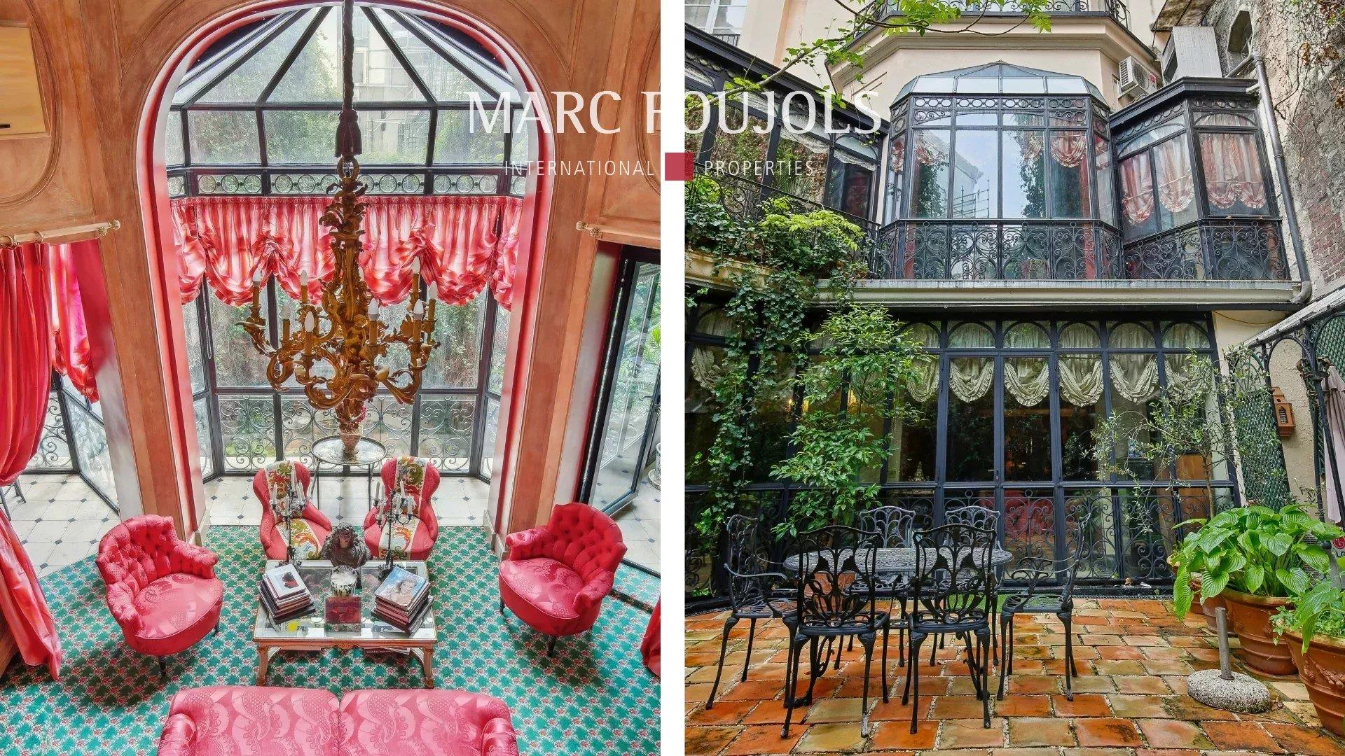 Villa mit Terrasse und Garten in Passy