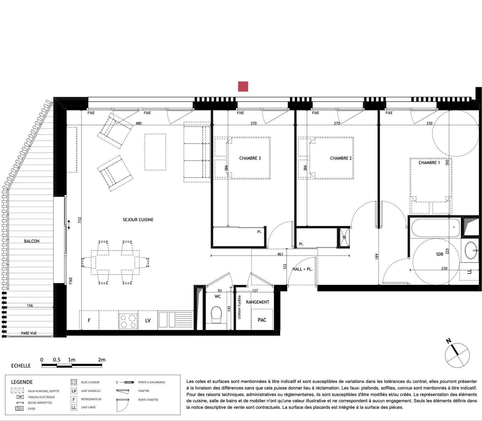 Les Houches - Appartement 3 chambres