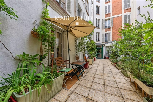 For Sale 3 room apartment on the ground floor Passy-Muette