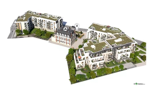 Chatenay Malabry -T3 de 67,64m² dernier étage avec terrasses de 49m² & parking