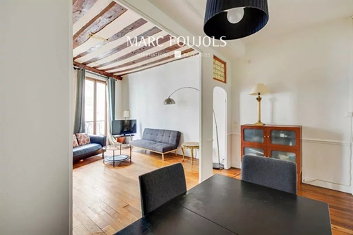 Exklusivität - Saint-Germain / Rue Mazarine - 3-Zimmer-Wohnung - 1 Schlafzimmer