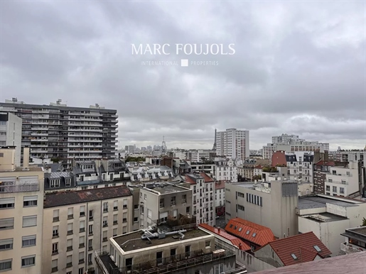 Parijs 14/15 Montparnasse: 2 kamers met uitzicht