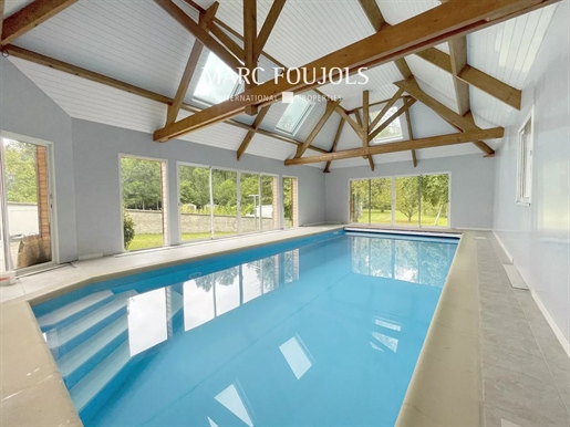 Family house with indoor pool