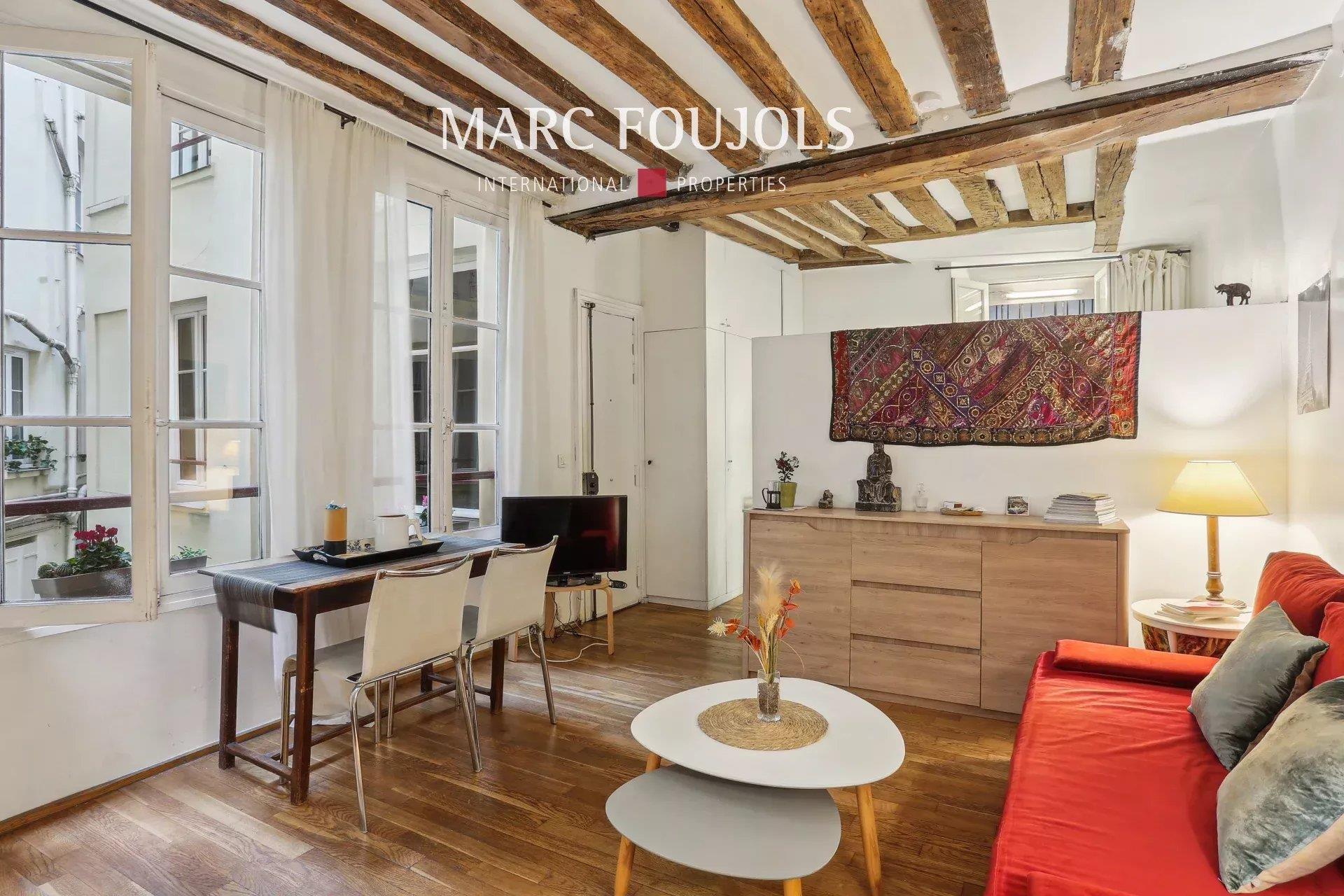 Paris Vi - Monnaie - Estúdio 30 M2, 1º andar no pátio