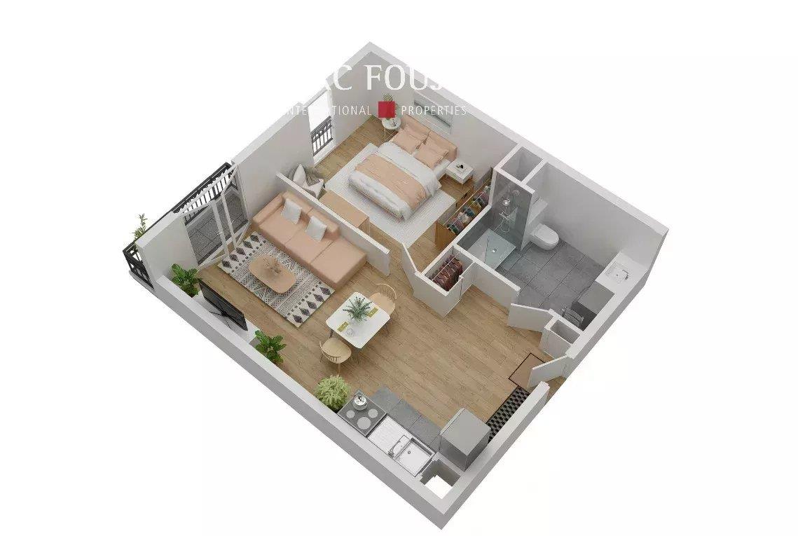Levallois - appartement 2 pièces avec balcon, idéalement situé