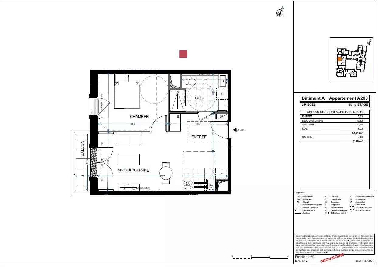 Levallois - appartement 2 pièces avec balcon, idéalement situé