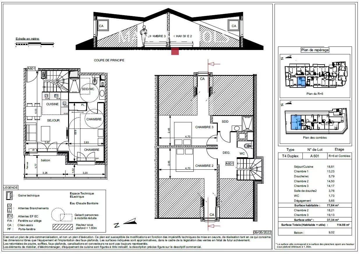 Appartement à vendre, 77m², Nice