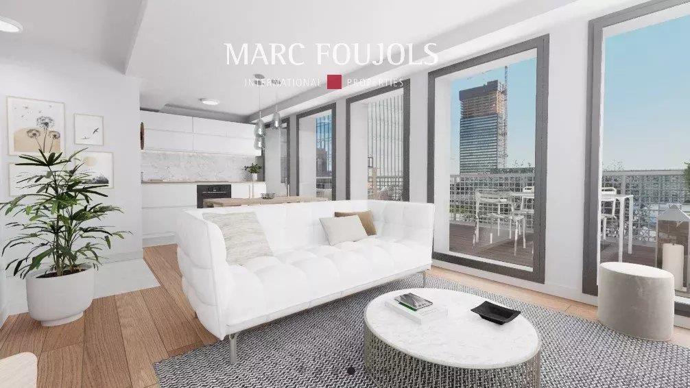 Lyon - appartement neuf 4 pièces, grande terrasse panoramique Sud, parking