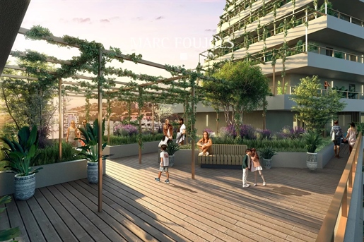 Nice Méridia- 3 kamers met terrassen en parkeergelegenheid in een nieuwbouwproject