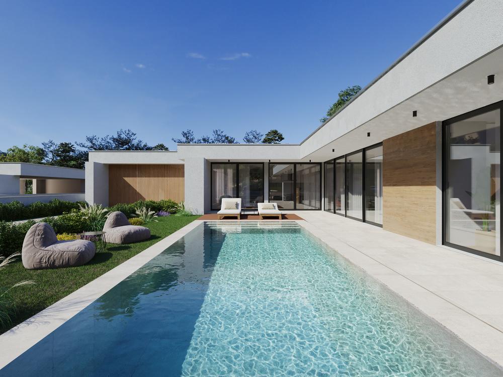 Villa individuelle de 3 chambres avec piscine privée dans une condo