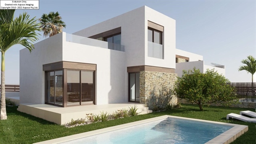 Stunning modern mediterranean villas in Finestrat with Sea a