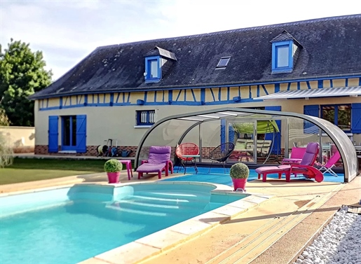 76390 Aumale - In Normandy - Longere 169m2 - Pool And Spa