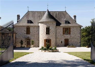 Historic chateau with cottage and equine facilities