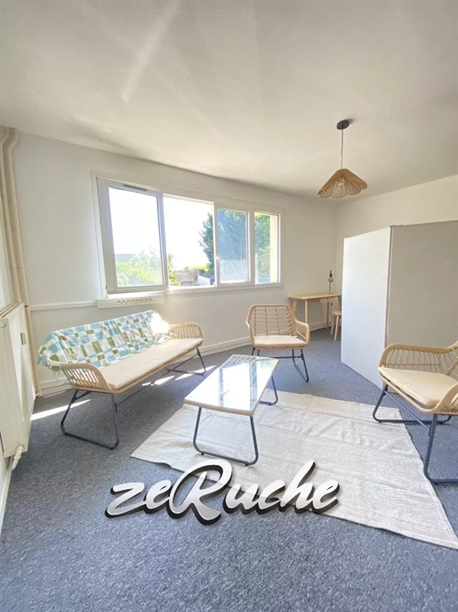 ? Lys leilighet på 32 m² i Caen – Ideell investor eller førstegangskjøper