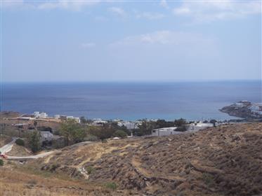 Construção de terrenos nas ilhas de Syros, nas Cíclades